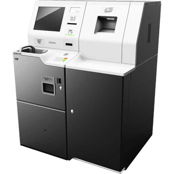 Coin Scanner Machine CDS 9R Full Unit at an Angle