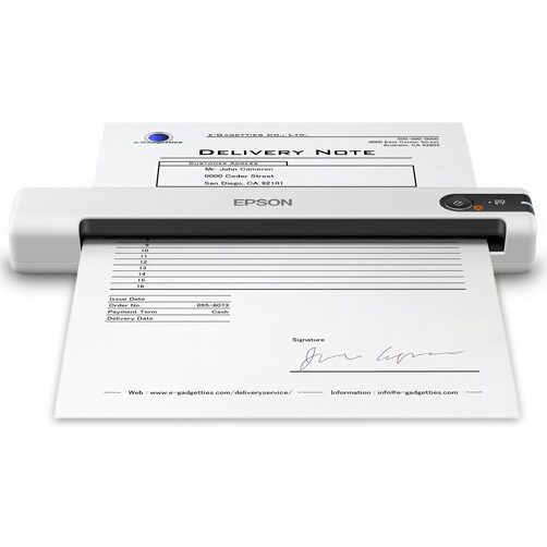 White Epson DS-70 Portable Document Scanner