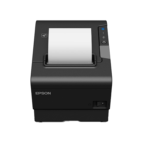 Grey Epson TM-T88V Receipt Thermal Printer Front