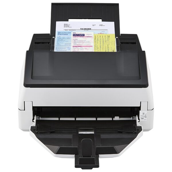 Fujitsu fi 7600 Document Scanner in White and Black Top