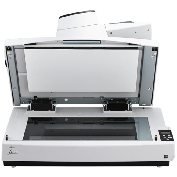 Fujitsu fi 7700 Document Scanner With Flap Open