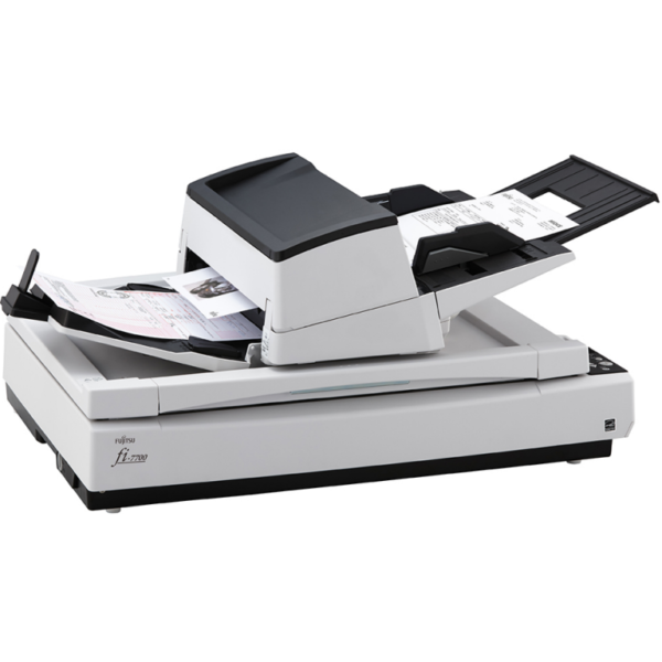Fujitsu fi 7700 Document Scanner With Paper Through