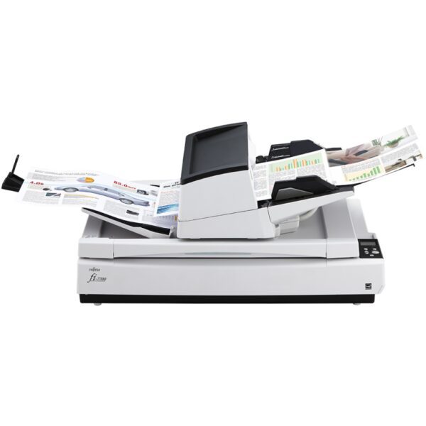 Fujitsu fi 7700 Document Scanner With Paper Through Side