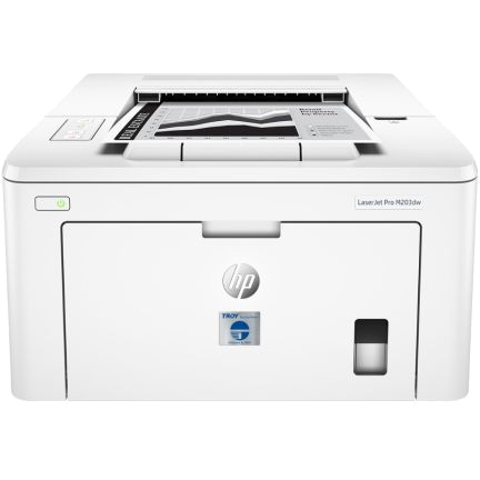 Full White Color HP M203 MICR Printer Front