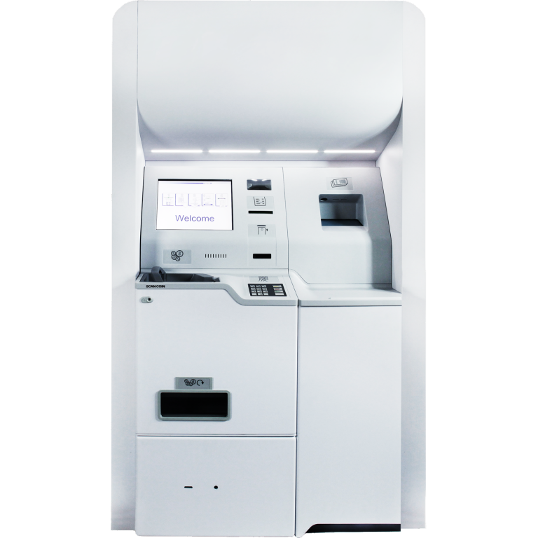 White Self Service Coin Machine, Scan Coin CDS-9R